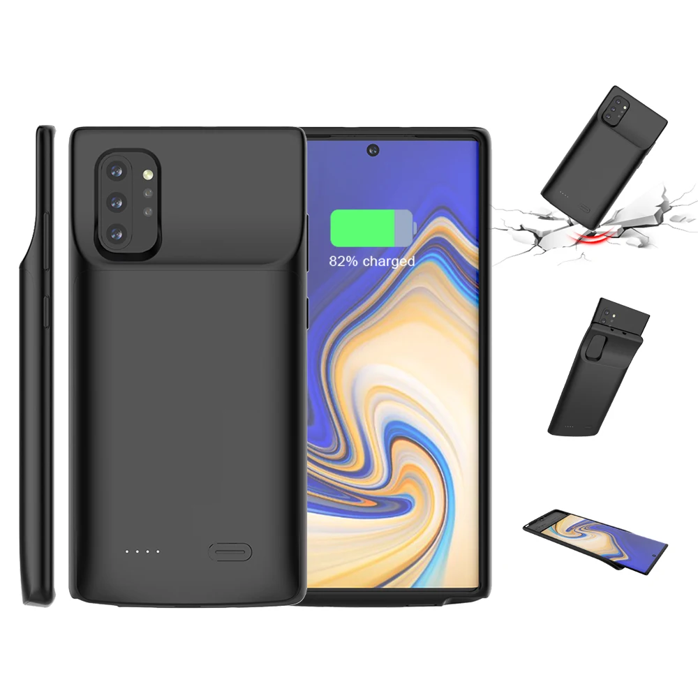 Для samsung Galaxy Note 10 Plus чехол для зарядного устройства 6000 мАч внешнее резервное зарядное устройство power Bank защитный чехол Note10 Note 10
