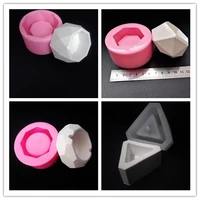 small plaster concrete silicone molds ashtray candle holder gypsum cement flower pot mold
