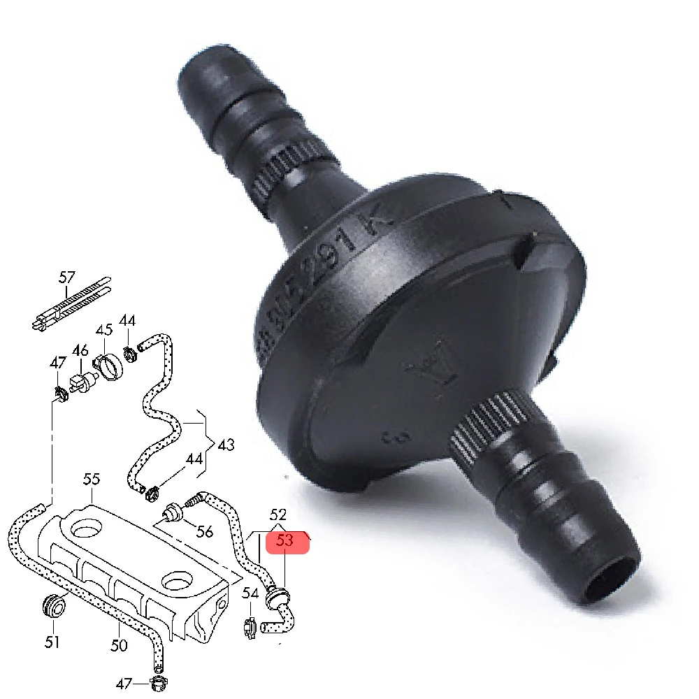 JEAZEA ENP4482 058905291K автомобильный вакуумный обратный клапан воздушный насос 1 8 для VW EOS