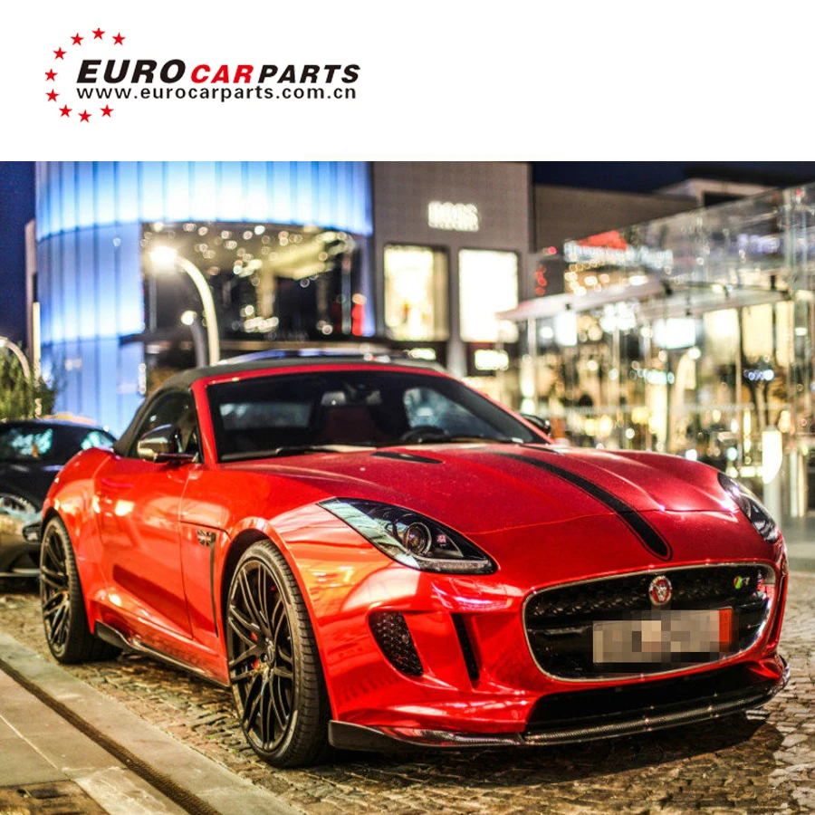 F-Type Углеродные наборы для тела с передней кромкой боковые юбки диффузор