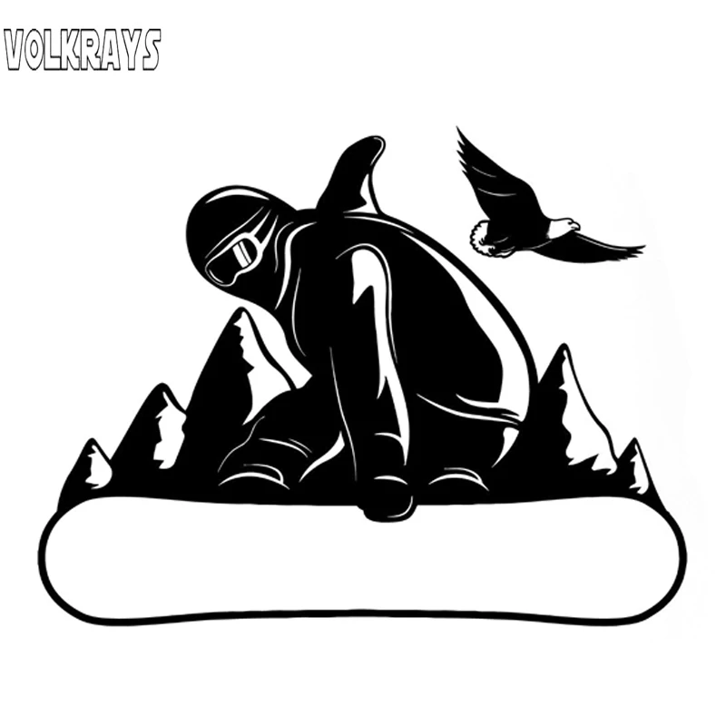 Модная Автомобильная наклейка Volkrays аксессуары для сноуборда горного