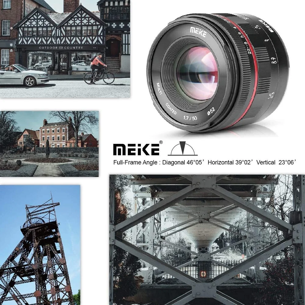 Meike 50 мм f1.7 полноразмерный объектив с ручной фокусировкой для Fuji X | Электроника
