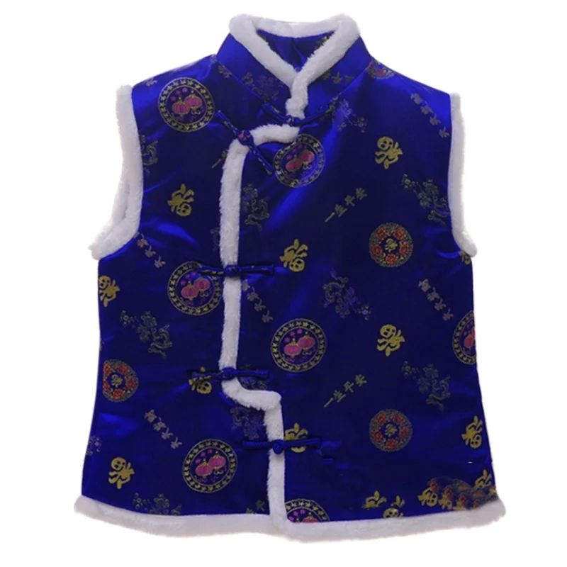 Теплая зимняя куртка жилетка для мальчиков пальто верхняя одежда жилеты с