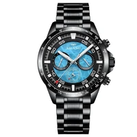 ailang new mens business automatic mechanical calendar week pointer waterproof luminous 60 sencond hand stainless watches 8827