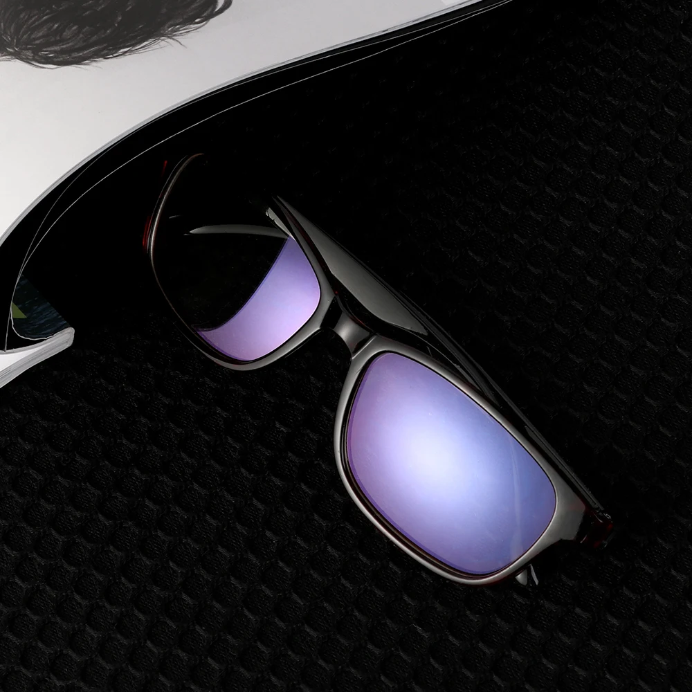 Модная женская оправа для очков Мужская черная винтажные Квадратные прозрачные