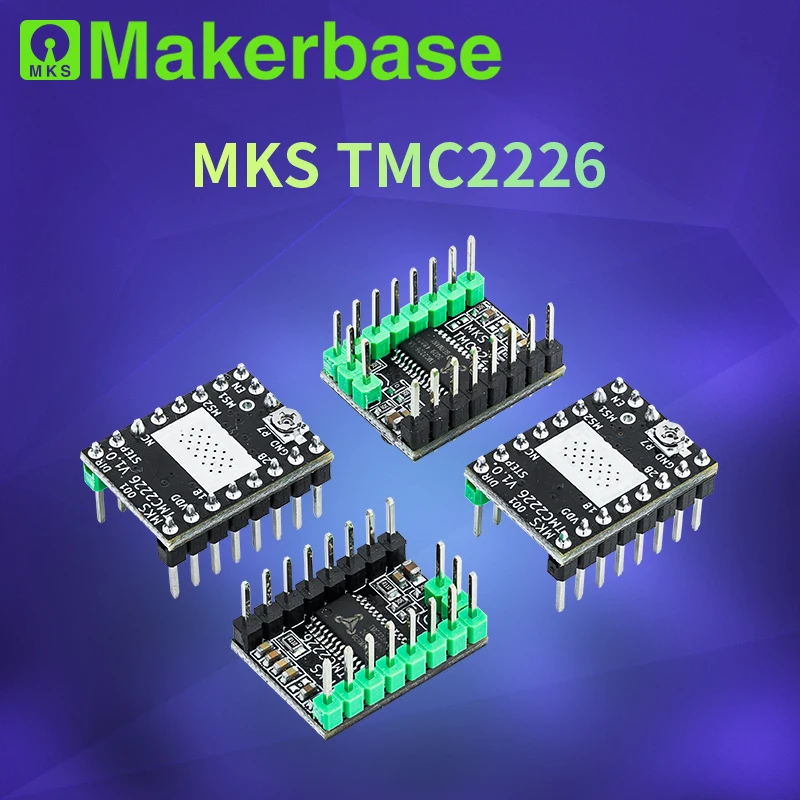 Makerbase MKS TMC2226 2226 Stepper Motor Driver StepStick 3d printer parts 2.5A UART ultra silent VS TMC2209 TMC2208