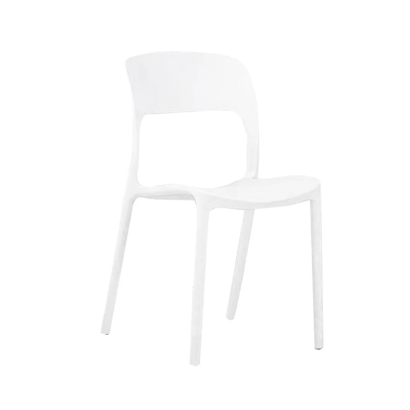 Home modern minimalist lazy reception plastic back Nordic leisure net red negotiating dining chair office comfortable milk tea |