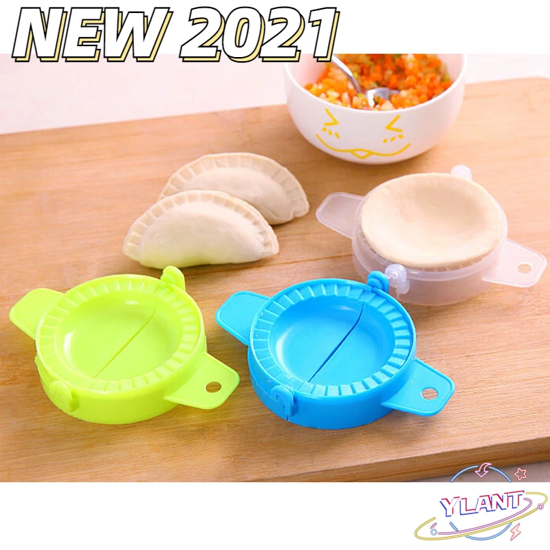 

SWT Chinese Food Jiaozi Maker Dough Press Dumpling Pie Ravioli Hand Mould Kitchen Creative DIY Tools Plastic Dumpling Molds