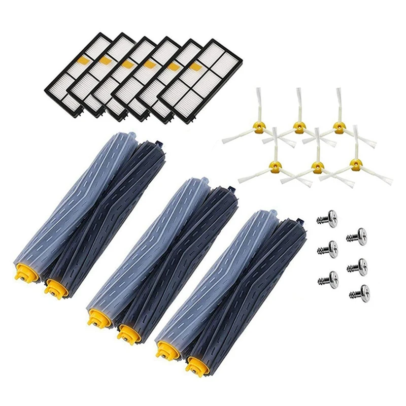 

Vacuum Cleaner Parts 24Pcs Accessories for Irobot Roomba 880 860 870 871 980 990 Replenishment Parts Spare Brushes Kit