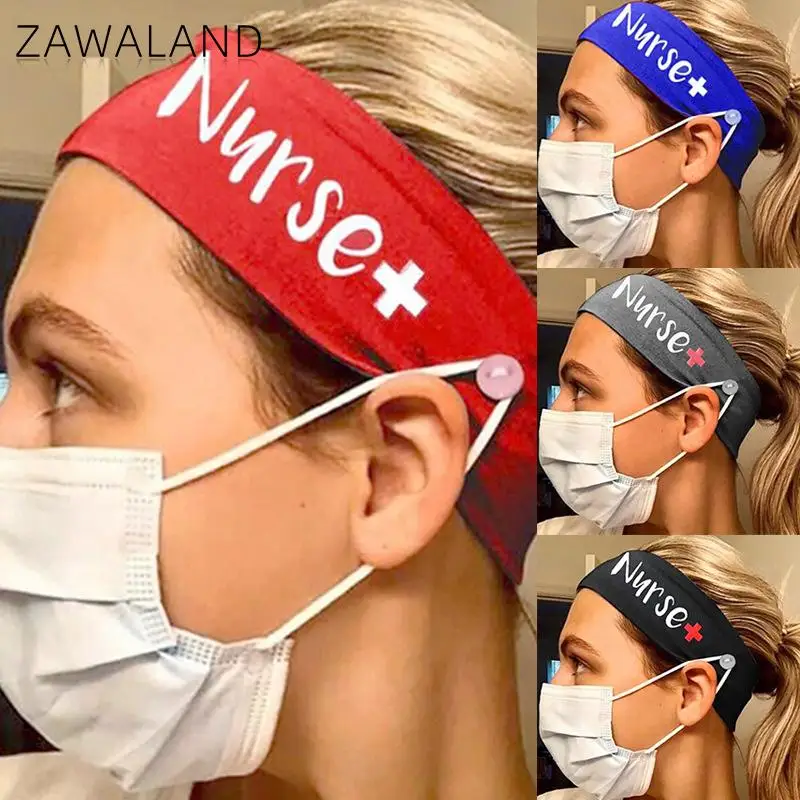 

Zawaland модная многофункциональная детская эластичная повязка на голову с надписью для взрослых и детей, женские ленты для волос для фитнеса и...