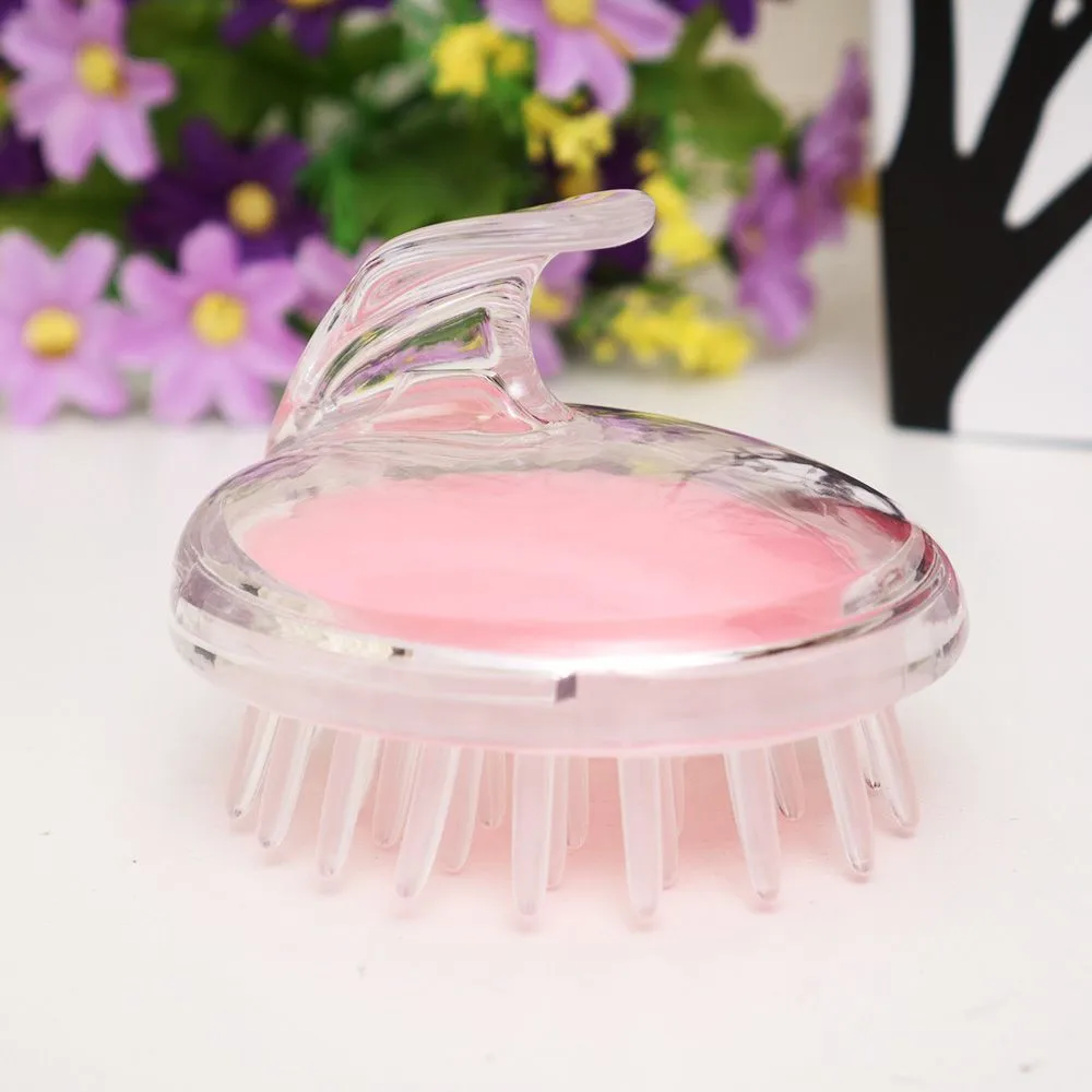 Силиконовая Бриллиантовая расческа для мытья волос щетка тела душа ванны спа