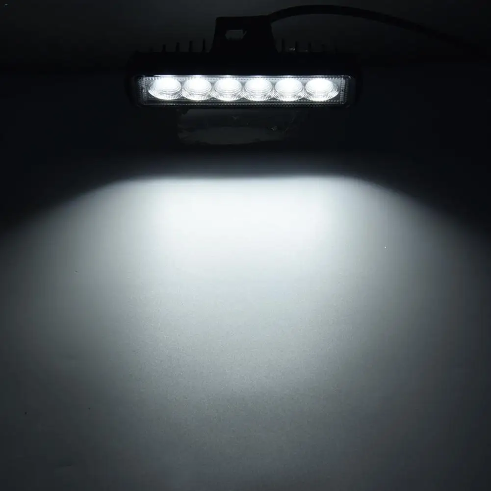 6*1.9*1inch LED Spot Flood Work Light Worklight 18W 12V Universal Car 4WD Led Beams Bar Spotlight Lamp | Автомобили и мотоциклы