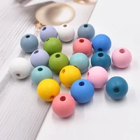 20pcs charms for bracelet making strawberry color beads wooden beads diy jewelry making supplies accessories wholesale perles