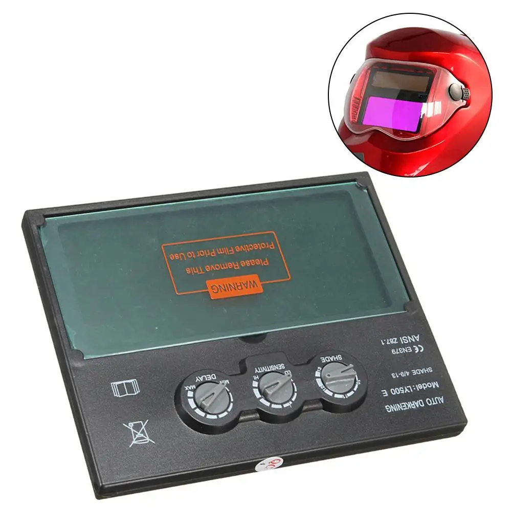 Колпачок сварщика с 2 дуговыми датчиками автоматическим затемнением на