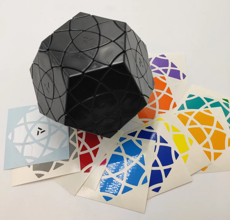 Набор для творчества AJ Bauhinia Dodecahedron II черный|cube stickerless|puzzle cubedayan stickerless |