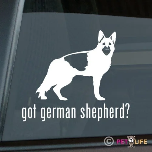 

Got German Shepherd Sticker Die Cut Vinyl - v2 computer decal