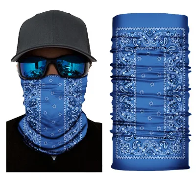 

Newly arrived Red skull Paisley headscarf Sunscreen Tube Face Shield Magic Scarf Bicycle Mask Multifunction Bandana
