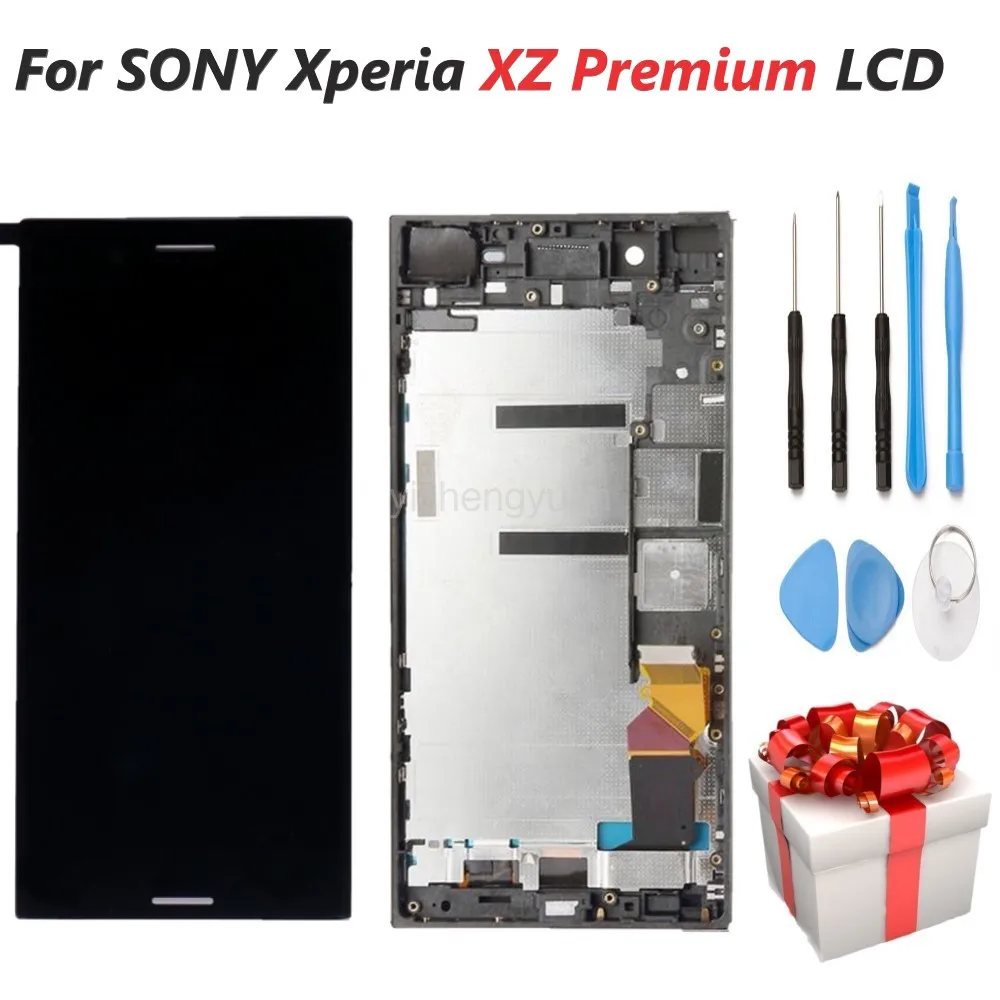 

5,5 "Оригинальный сенсорный экран для Sony Xperia XZP XZ Premium G8142 дигитайзер в сборе G8141 ЖК-дисплей с рамкой для Sony XZP