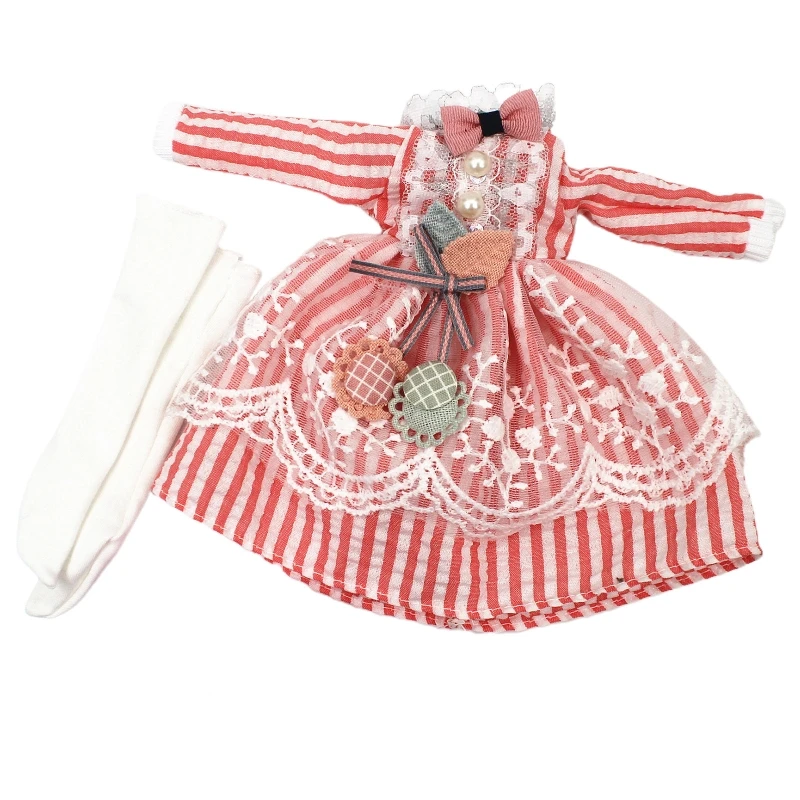 

Exquisite Doll Clothes Handmade High Quality Doll Accessories For Barbi Blyth 30cm Doll