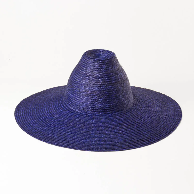 Шляпка от солнца с широкими полями и коническим верхом 15 см | Аксессуары для
