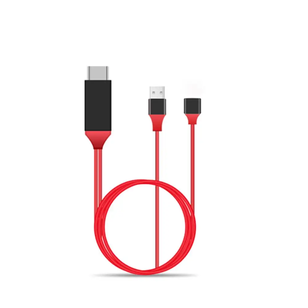 (B06) HD 1080P USB HDMI с питанием ТВ палка зеркального экрана Проводная 1 м мама к мужчине