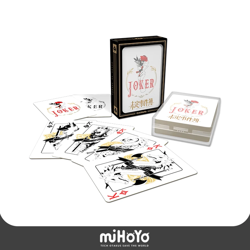 

Love Game Tears of Themis Raven Libra Vilhelm King Holiday Party Cartoon Playing Cards Boxed Card Board Poker Card Xmas Gifts