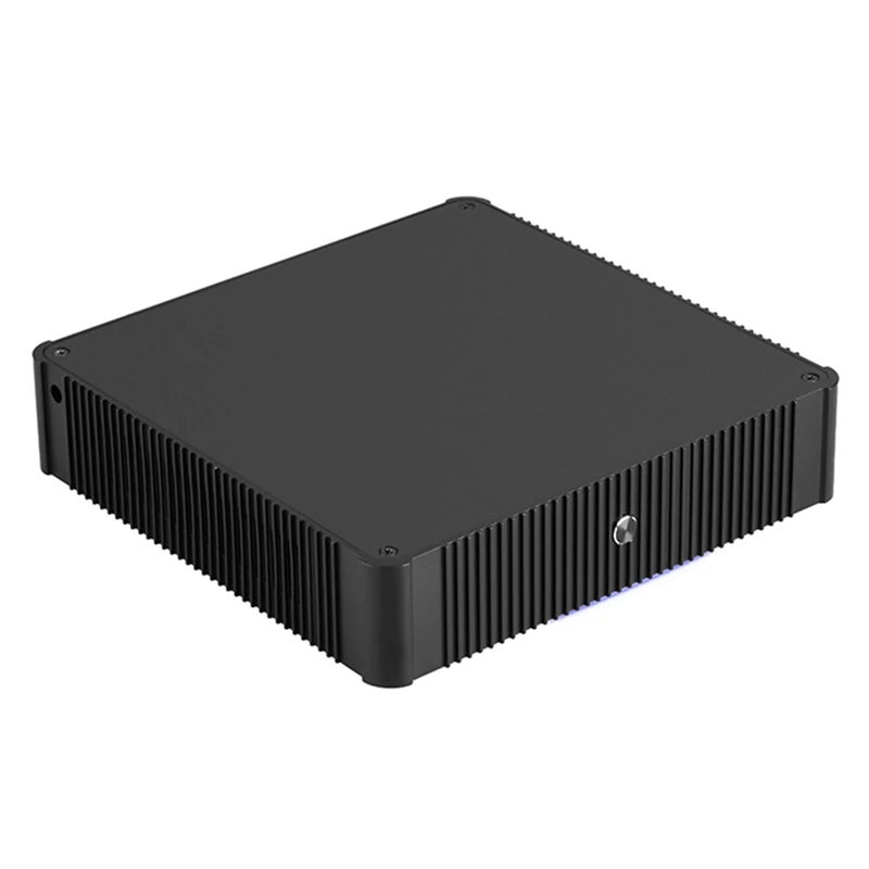 

HOT-N44 ультра-тонкий все Алюминий мини Чехол высокого рассеивания тепла ITX промышленного мини настольный чехол для DIY мини ITX чехол