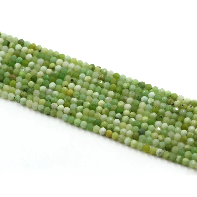 Бусины из натурального зеленого ограненного камня кормлте высокое качество 2 4 6