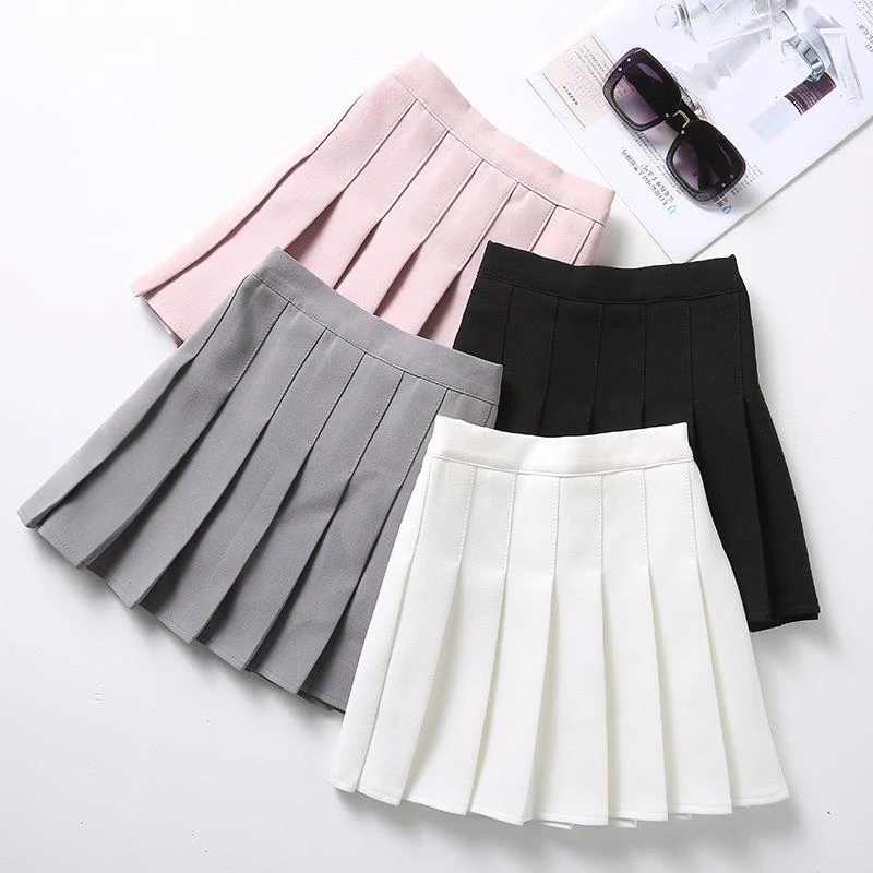 

Plaid Girls Ruched Tutu Skirts Teen Summer Clothes Child Short Skirt Children A-line Skirt Large Size Preppy School Uniform 8 10
