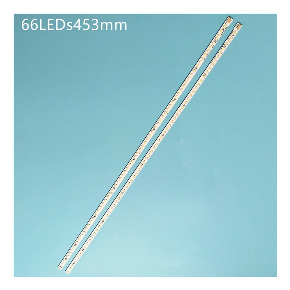 

2pcs x LED Backlight Strip for Toshia TCL TV 40AL800 40EL100C V400HJ2 E187565 V400H2-LE2-TLEM2 TLEM2 TREM2 TREM1 66LED 453mm