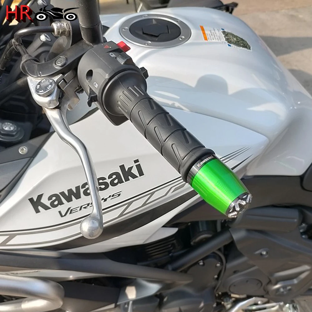 

Мотоциклетные CNC 7/8 ''ручки руля концевые ручки крышка Заглушки для KAWASAKI Z1000 Z800 NINJA 250 VERSYS 650 ER6N KLE650 ZX6R