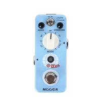 mooer micro wah guitar effect pedal compact guitar pedal 2 working modes true bypass full metal shell