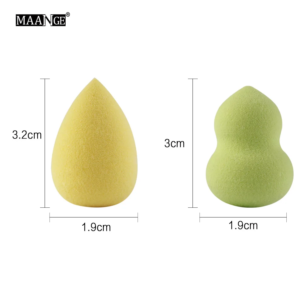 10 шт косметическая губка основа под макияж порошок Гладкий Красота Спонжик для