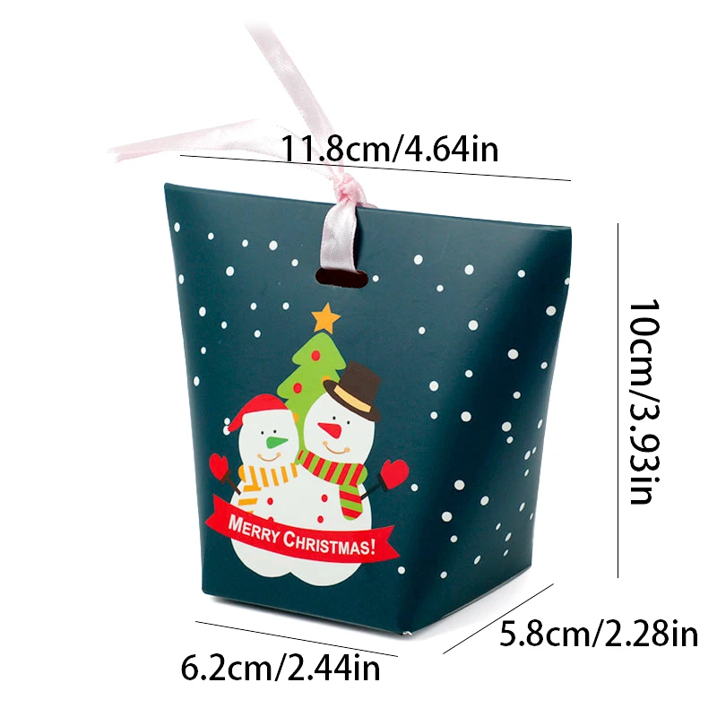 Cevent 3 шт./лот рождественские подарочные коробки Санта Клаус Снеговик дерево