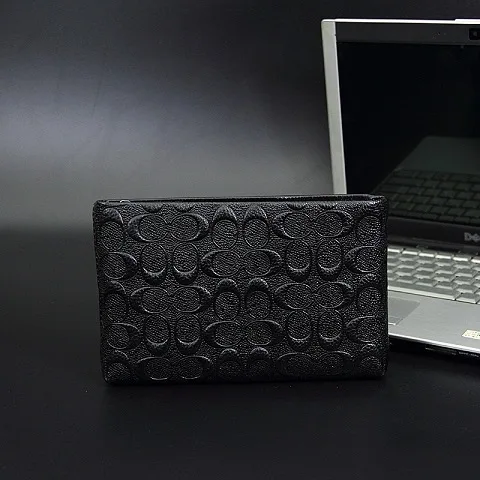 Сумка-клатч мужская из натуральной кожи многофункциональный бумажник воловьей