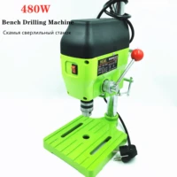 220v 480w mini bench drill multifunctional industrial electric bench drilling machine metal making drilling drill chuck 1 10mm
