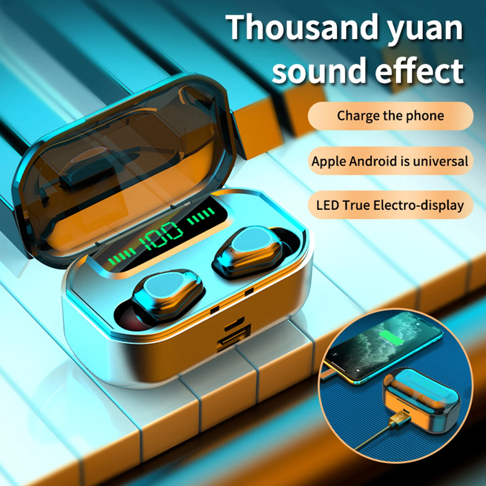 TWS мини-наушники G20 Беспроводная Bluetooth-гарнитура для бизнеса музыкальные наушники