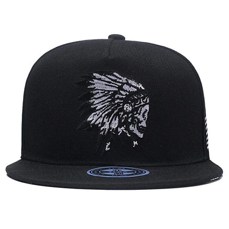 Мужская бейсболка Wo с вышивкой в виде черепа кожаная кепка от солнца стиле хип