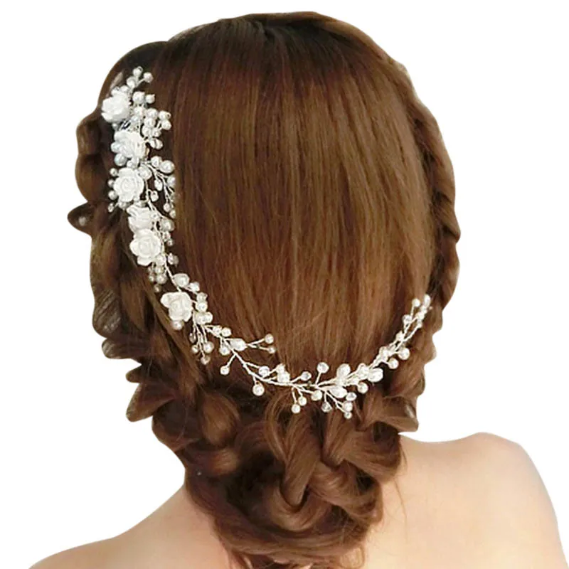 

Гребень для волос женский свадебный с искусственным жемчугом