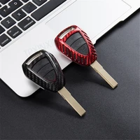 for porsche 911 2003 2010 carbon fiber tpu car key cover case protective shell car styling accessories