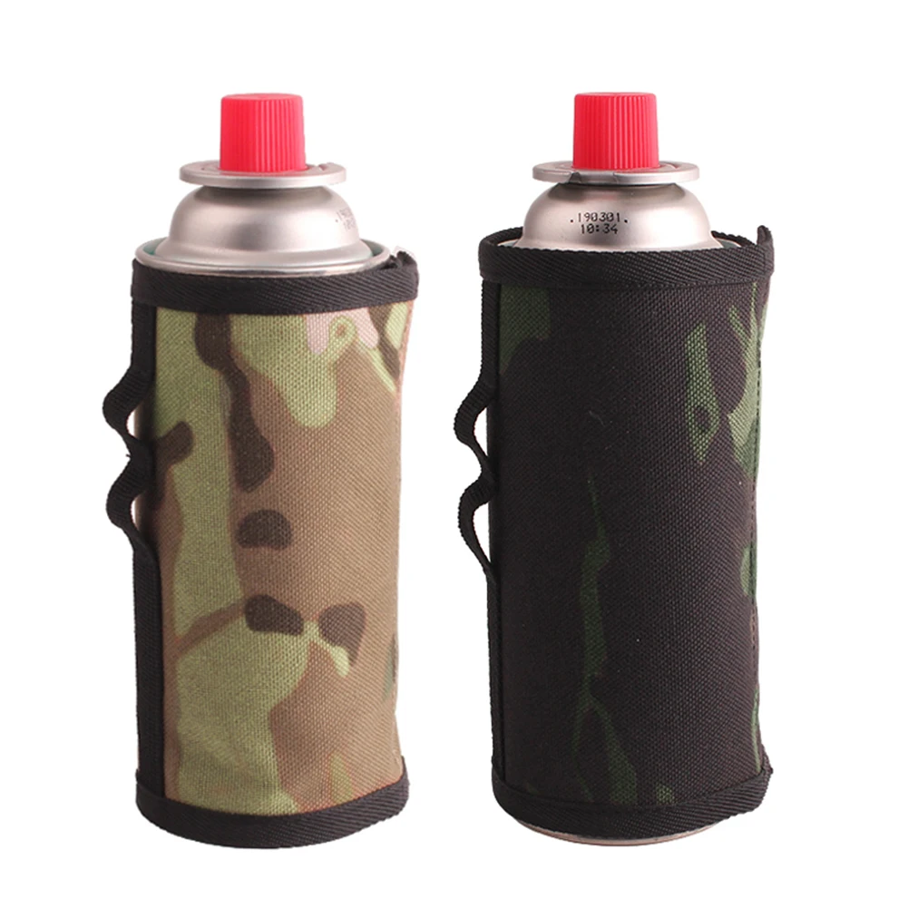 

6.5x9.9cm Gas Canister Cover Protector Fuel Canister Storage Bag Camping Hiking Gas Cylinder Tank Accessories Outdoor Tools