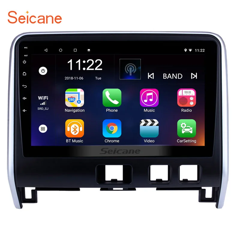 

Seicane 10,1 "Android 10,0 автомобильный мультимедийный плеер для 2016 2017 2018 Nissan Serena Wifi головное устройство GPS радио Поддержка ТВ-тюнер