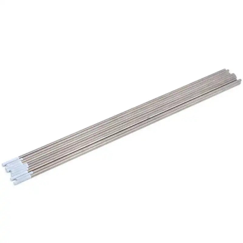 10Pcs WZ8 150mm 1/1.6/2/3.2/4mm White Tip Tungsten Electrode Rod 200A TIG Welding Argon Arc Needles Corrosion Resisitance Stable |