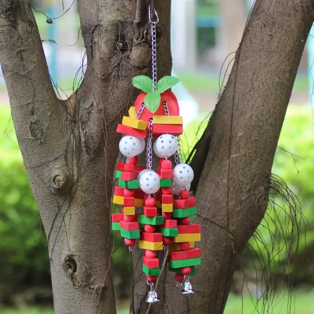

Parrot Toys Bird Chewing Toy Large Medium Parrot Cage Bite Toys African Grey Macaws Cockatoos Eclectus Amazon