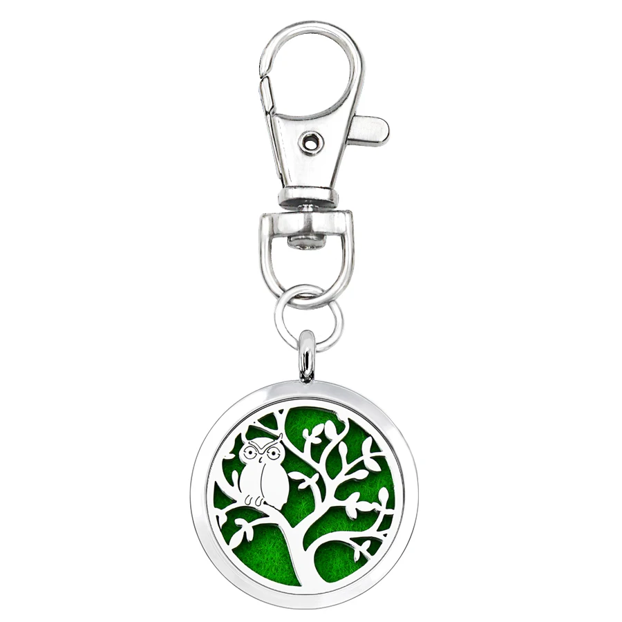 Оптовая продажа ароматическая цепочка для ключей с изображением совы 30