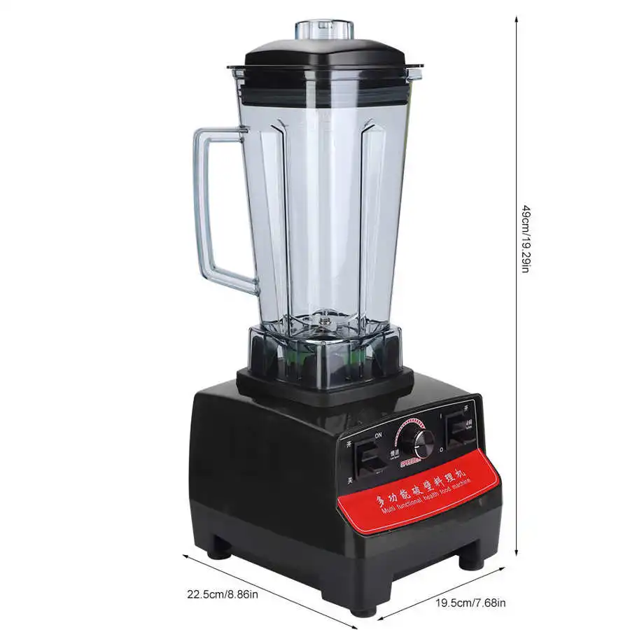 

2L 1500W Heavy Duty Blender Mixer Juicer Fruit Food Commercial Blender Juicer Extractor for Juice Milkshake Soybean