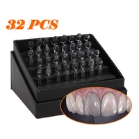 32pcs dental mould for composite resin veneers light cure filling anterior front teeth tooth whitening dentistry lab materials a