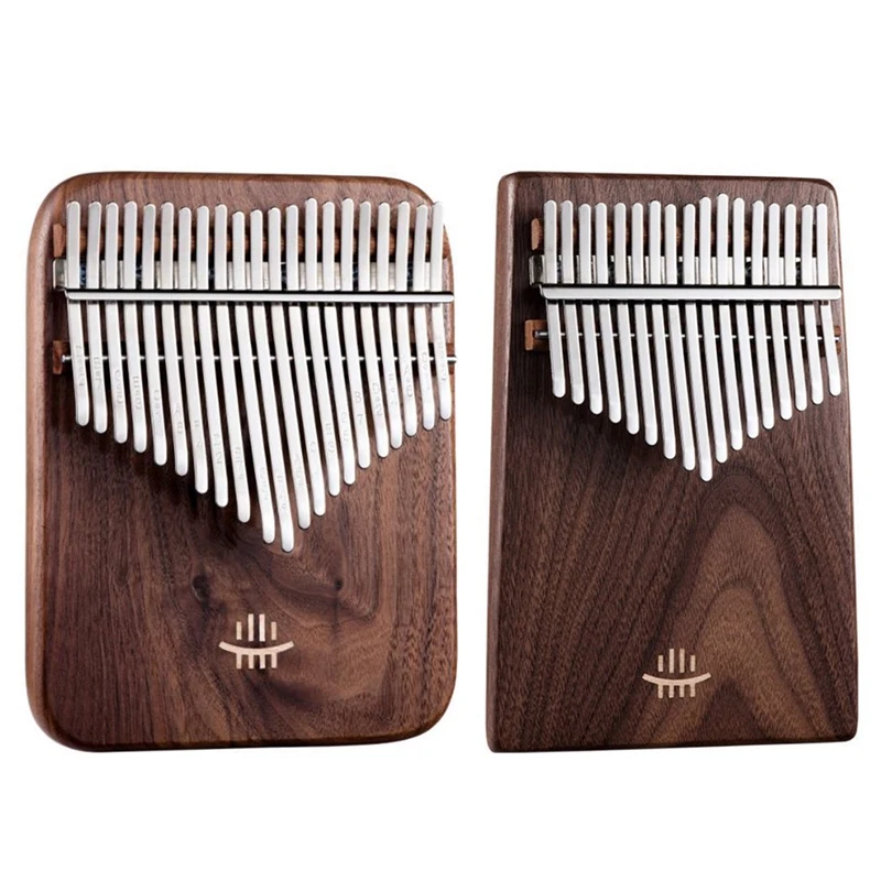 

HLURU Kalimba Black Walnut Curly Figure Keyboard Thumb Piano Chamfer Kalimba Musical Instruments Keyboard Instruments