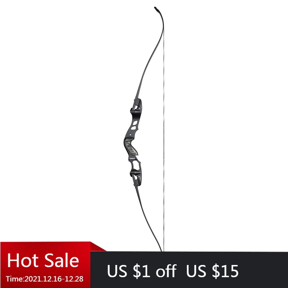 

Archery Recurve Bow American Hunting Bow Take Down Bow 25-50lbs ILF Bow Limbs IBO 210FPS Right Hand Shooting Accessories