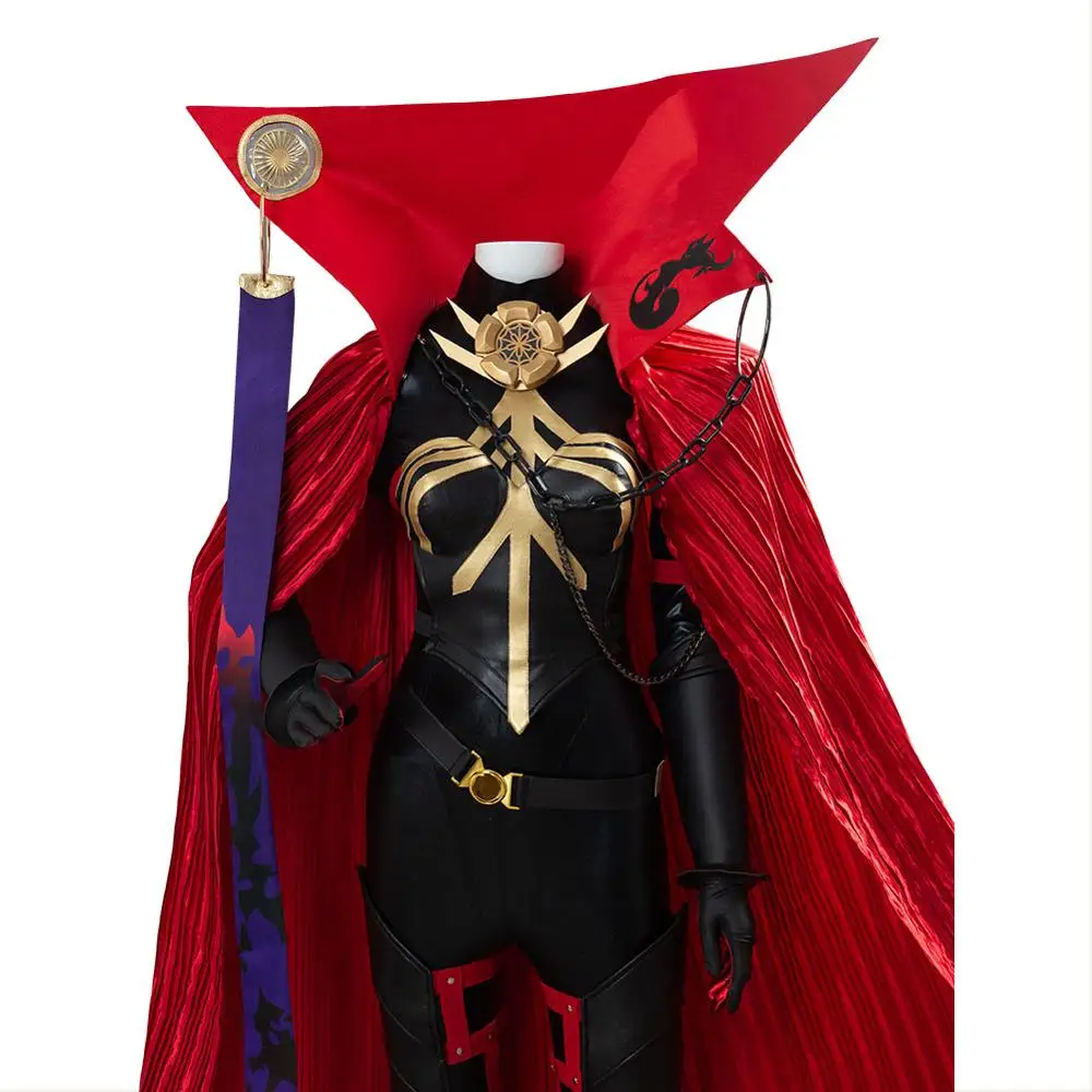 FGO Nobunaga Oda Cosplay Fate Grand Order Costumes Adult Red Cloak Uniform Suit Halloween Carnival |